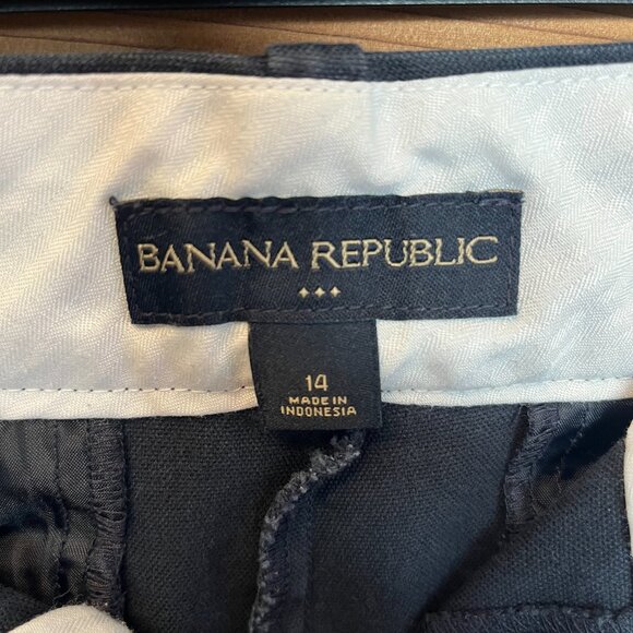 Banana Republic Navy Blue Chino Shorts Size 14 - Picture 5 of 7